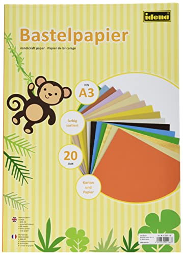 Preisvergleich Produktbild Idena 610050 - Bastelmappe DIN A3, 20 Blatt