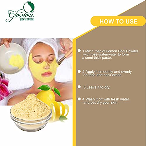 Image of Combo Pack of 2 Pure & Natural Multani Mitti Powder & Lemon Peel Powder For Face & Skin, 100gms(50gX2)