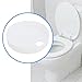 YINETTECH 4Pcs Toilet Bolt Decorative Cover Cap 45x8mm for Toilet Seat White