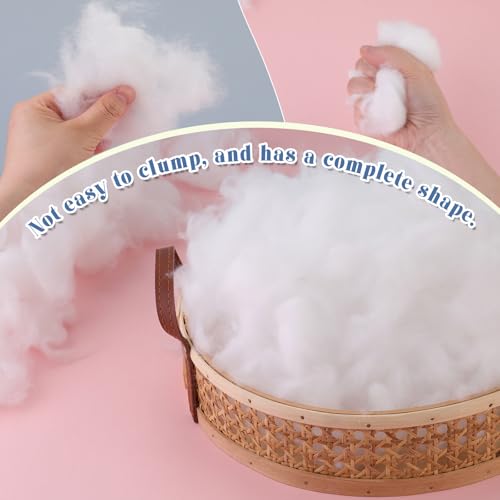 image for ZXIIXZ 400g/14.1oz Polyester Fiberfill, Polyfill Stuffing Poly Filling