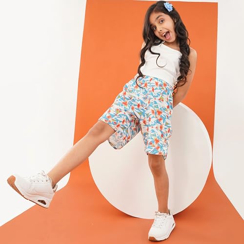 Image of TotzTouch Shorts for Kids Girls Pack of 3 | Summer Cotton Shorts| Kids Casual Cycling Shorts
