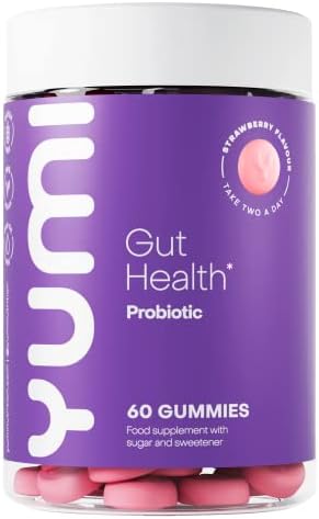 Bloating Relief Gummies | High Strength Probiotics for Gut Health | Ease Symptoms of IBS | 500 Million CFUs Gut Health Supplements | Contains Bacillus Coagulans | x60 Gummies