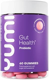 Bloating Relief Gummies | High Strength Probiotics for Gut Health | Ease Symptoms of IBS | 500 Million CFUs Gut Health Supplements | Contains Bacillus Coagulans | x60 Gummies