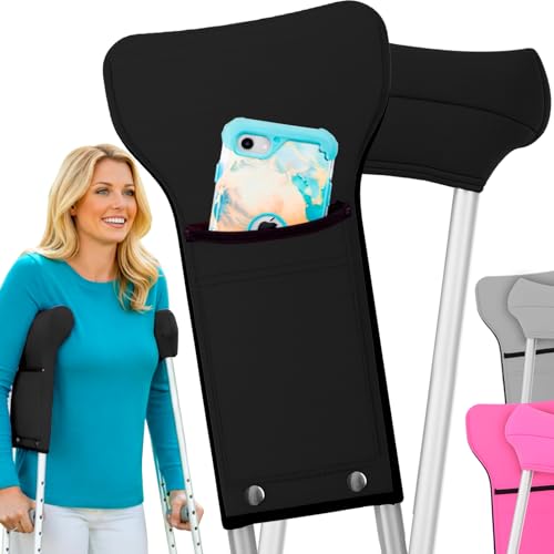 Vive Crutch Pads & Bag – Universal Breathable Cushion Covers