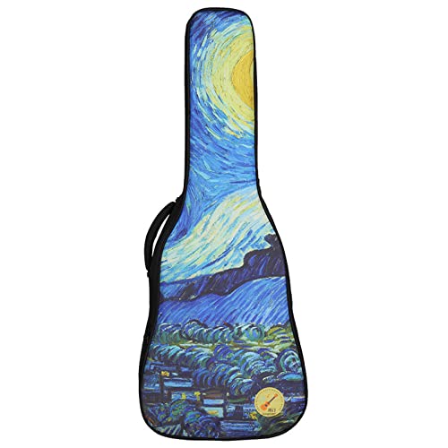 Housse de Guitare Étui de Guitare en Nylon Oxford Étui de Guitare étanche avec étui de Poche Externe pour Guitares… - Les Beatles, Paul McCartney, John Lennon, RIngo Starr, George Harrison Housse de Guitare Étui de Guitare en Nylon Oxford Étui de Guitare étanche avec étui de Poche Externe pour Guitares…