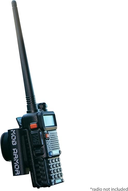 Rad Mount - Car Radio Dual Magnetic Mounting Kit for Handheld CB & VHF Radios Hand Mic Holder Microphone Bracket with Base