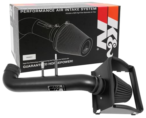 K&N Cold Air Intake System: High-Flow Air Filter, Increase Performance & Towing: Compatible with 2015-2020 Ford: F150, 71-2591