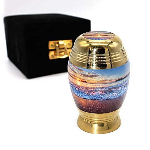 Image of Hawaiian Sunset Cremation Urns for Human Ashes Adult Male Urns for Ashes