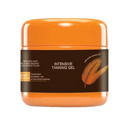 Tanning Gel - Glow Your Own Way Luxury Intensive Tanning Gel with Carrot Extract & Vitamin E – Bronzing Body Moisturizer for Indoor & Outdoor Use 5.29oz