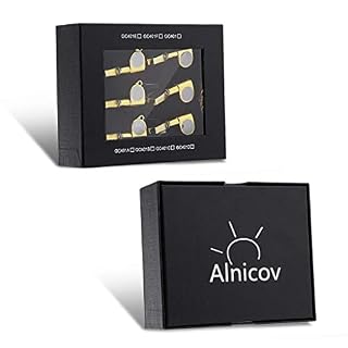 Non-brand 6 Mécaniques pour guitare électrique d’accordage de guitare Ratio : 1 : 18 pour LP - Les Beatles, Paul McCartney, John Lennon, RIngo Starr, George Harrison Non-brand 6 Mécaniques pour guitare électrique d'accordage de guitare Ratio : 1 : 18 pour LP – Image 5
