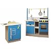 Little Tikes Classic Cooks Kitchen with Island 2-in1 Multi Kid Interactive 360 Degree Role Play with Style, Function, Accessories and Imagination Fun for Kids Boys Girls Ages 3-8 Years