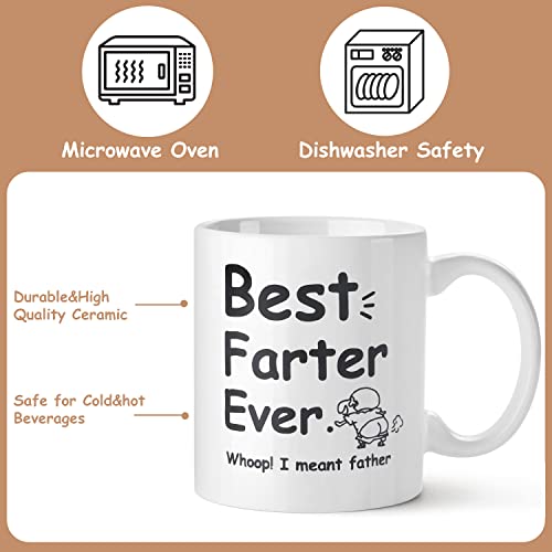 Gifts For Dad, Funny Fathers Day Gift Coffee Mugs For Dad, Awesome Dad Gifts, 12Oz Novel Coffee Tea Mugs With Unique Pattern For Dad For Birthday Father's Day #TOP1