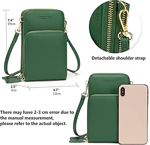 Image of BOSTANTEN Girls Women Women's Wallet Sling Crossbody Bag for Mobile Cell Phone Holder Pocket Wallet Wallets Hand Purse Clutch Crossbody Sling Bag for Women Womens Girls