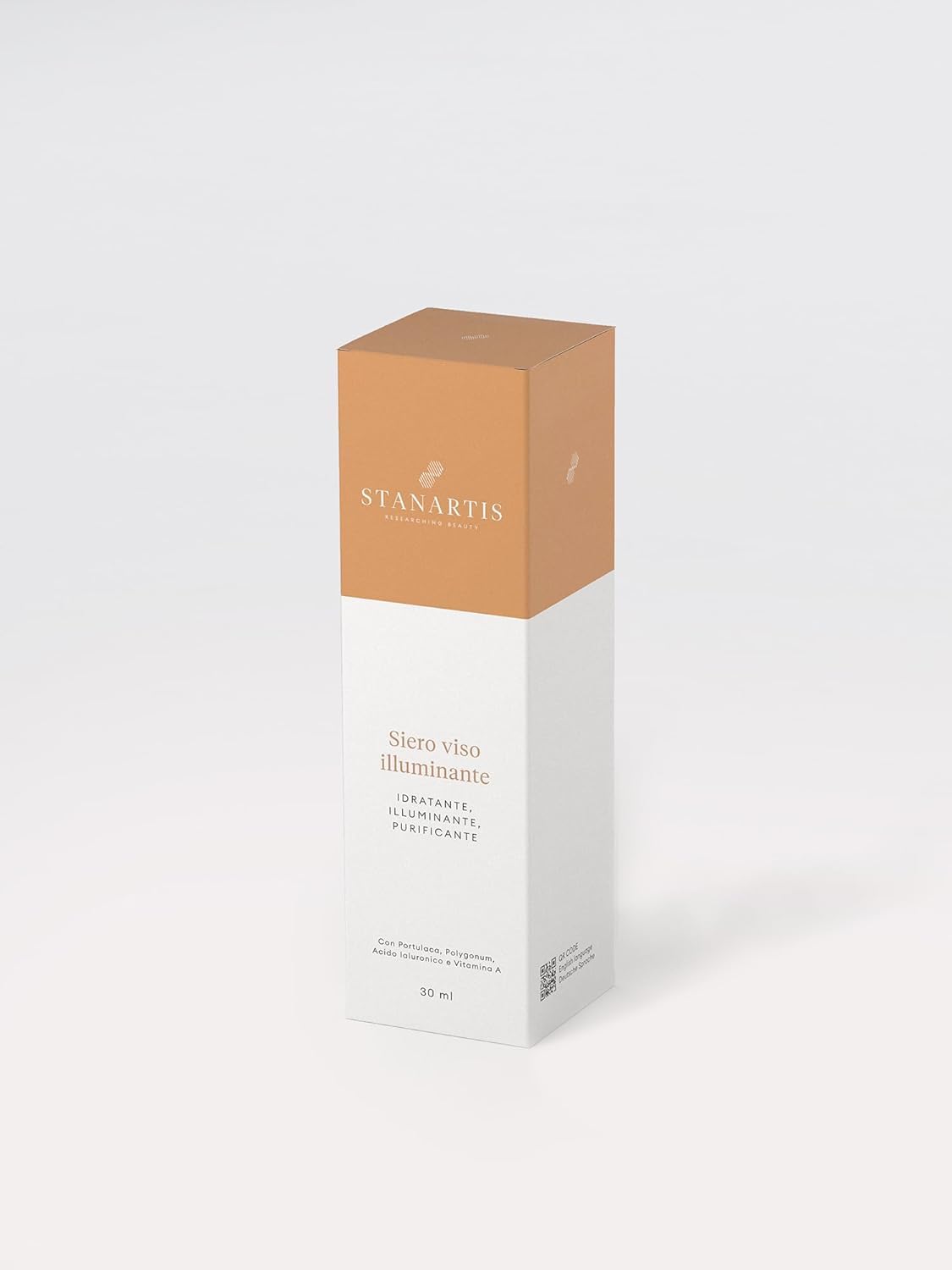 Stanartis Illuminierendes Gesichtsserum 30 ml – Hyaluron Serum mit Vitamin C & Peptiden – Feuchtigkeit, Glow & Anti-Aging Pflege