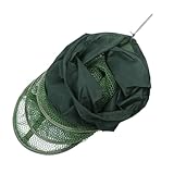 Homoyoyo Faltbarer Setzkescher Gummiert – Ideal Zum Angeln - Schwimmender Fischkorb Für Die Aufbewahrung Von Fischen - Robuste Konstruktion Perfekt Für Angeltouren Und Outdoor Aktivitäten