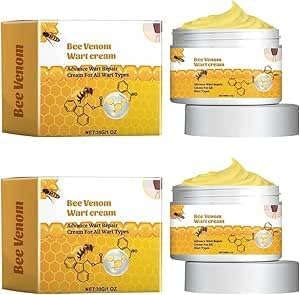2PC Vsoxa Bee Venom W-art and Tag Remover,Bee Venom War-t & Moles Removal Cream,w-art remover for All Skin Types,Probiotic