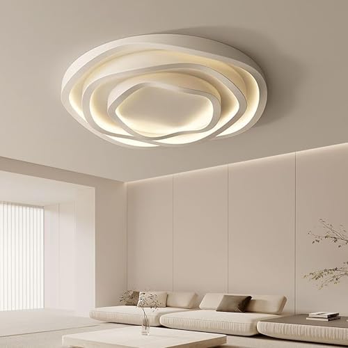Plafonnier LED avec télécommande et changement de couleur pour salon