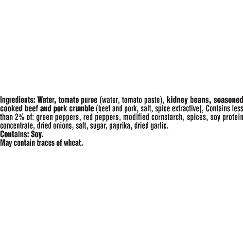 Image of Campbell's Chunky Hot and Spicy Chili With Beans, 16.5 oz Can (Pack of 5)