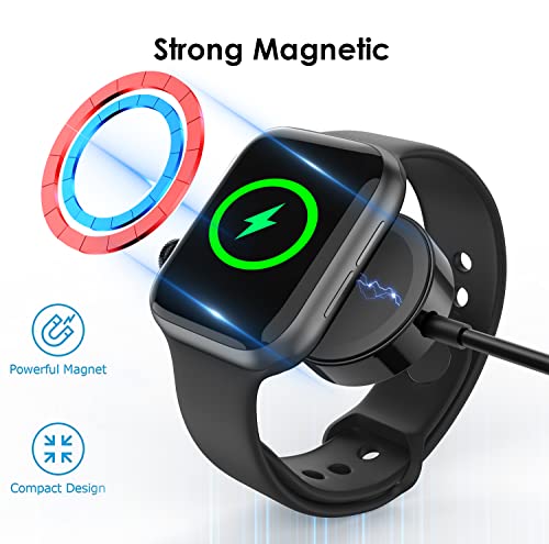 Jud 𝟮𝟬𝟮𝟯 𝐔𝐩𝐠𝐫𝐚𝐝𝐞𝐝 For Apple Watch Charger 2 Pack 3.3Ft/1M, For Iwatch Magnetic Fast Charging Cable For Iwatch Charger Series 8/7/6/5/4/3/2/1/Se, Black #TOP2