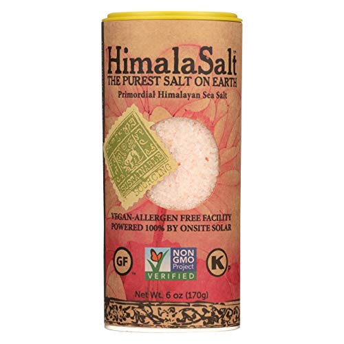 Himalasalt Primordial Himalayan Sea Salt - Fine Grain - Shaker - 6 Oz - Case Of 6 - Gluten Free #TOP24