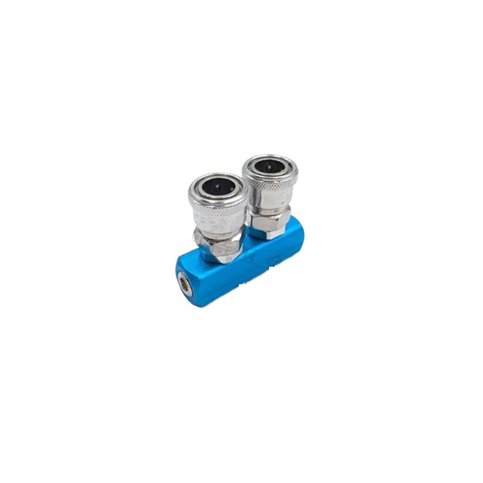 Raccord pneumatique 1/4 PURYN pour stopper les pertes d'air du compresseur double