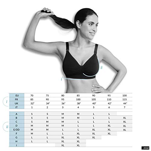 Soutien-gorge allaitement flexible maternité évolutif noir taille L - 5
