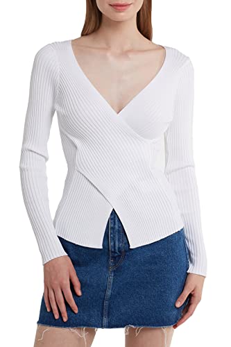 Jumper de mujer en punto doble y terciopelo de alta calidad para un ajuste perfecto