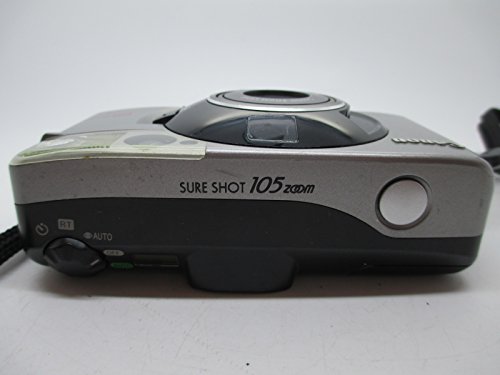 Canon Sure Shot 105 35mm P&S Film Camera With 35-105MM Zoom Lens - Autoboy LUNA 105 - Built In Flash and Film Loader (Renewed)