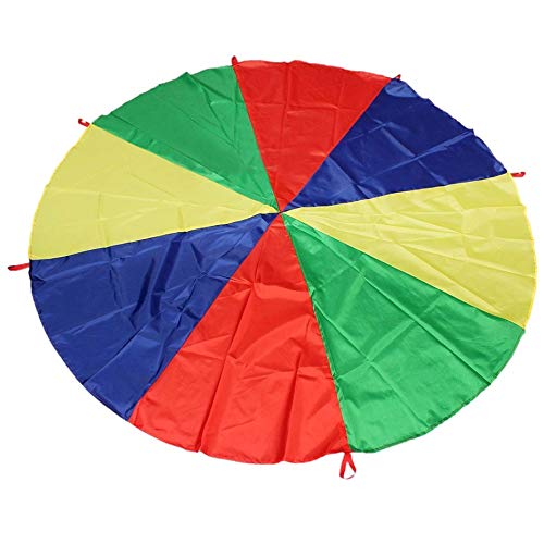 SciencePurchase 12' Play Parachute with 8 Handles