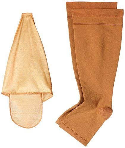 Comprezon Varicose Vein Stockings Class 1- Upto Groin- 1 pair (Large) 1