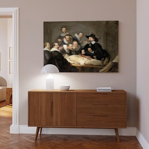 The Anatomy Lesson of Dr Tulp Poster Toile Prête à Suspendre 61x91 - 6