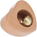 SUPVOX Herzförmige Ladenglocke mit Messingglocke Magnetische Türglocke für Tür Fenster und Schrank Dekoratives Wohnaccessoire für Büro Geschäft und Zuhause
