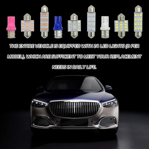 Kit de 20 Bombillas LED para Auto T10 194 DE3175 578 miniatura 6