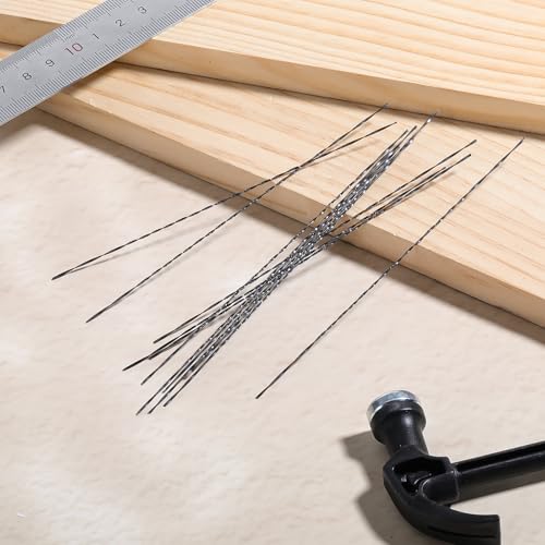 12 Stück DekupiersäGebläTter, Sägeblätter Dekupiersäge Sägen Juweliere Dekupiersägeblätter Spitzende für Holz Metall Kunststoffschneiden Sägen Schnitzen(5#)