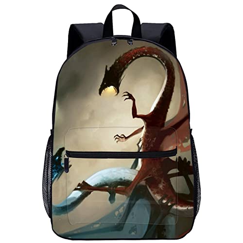 Mochila Dragon unisex de 45x30x15cm para escuela y uso diario en adultos o niños