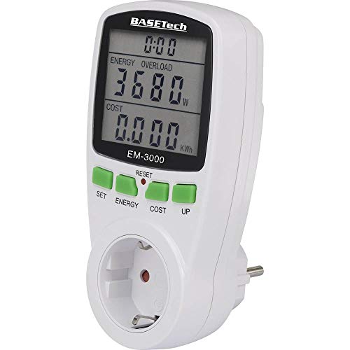 Image of Basetech EM-3000 Energy Cost Meter Cost Forecast, BT-1611632