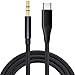 Aux Cable USB-C to 3.5mm Audio Cord Compatible with Samsung Galaxy A56 5G/A36 5G/A26 5G, Car Stereo Aux-in Adapter Speaker Jack Wire Braided Type-C