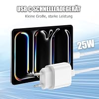 iPad Ladegerät Netzteil mit iPad Ladekabel, 25W USB C Schnellladegerät – Ansicht 4