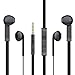 PWOW Wired In Ear Headphones iPhone Earphones Earbuds with Microphone and Remote Control 2 Packs