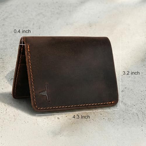Image of URBAN FOREST Joe Vintage Brown Leather Wallet for Men