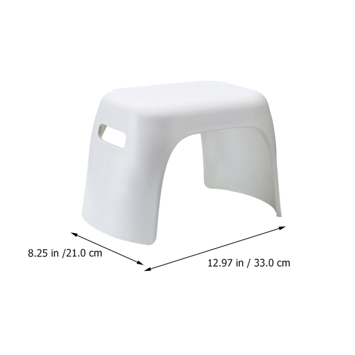 Taburete Antideslizante para Niños, Pp Blanco, Estilo Nórdico Compacto