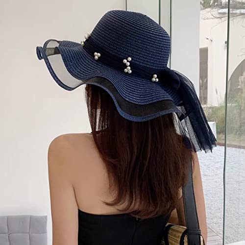 Chapeau soleil femme gaze grand bord capeline plage voyage