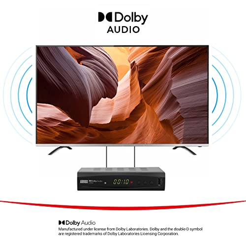 Image of August DVB482 Freeview HD Recorder - Set-Top Receiver Boxes, HDMI 1080p - Watch & Record Two Channels - EPG, TimeShift, USB Recording, Multimedia Player - Not Compatible With Satellite