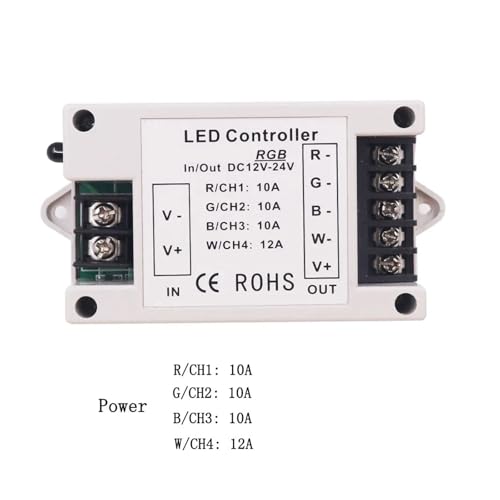 Régulateur LED RGBW haute capacité 360W avec boîtier robuste et double gestion sans fil - 3