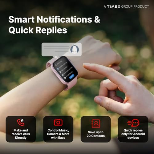 Image of TIMEX iConnect Navigator 1.83 inch(4.6cm) Display with Turn By Turn Navigation & BT Calling Smartwatch for Unisex - TWIXW901T