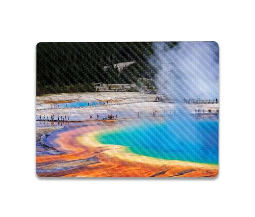 Image of MightySkins Carbon Fiber Skin Compatible With Microsoft Surface Laptop Go 3 (2023) Full Wrap Kit - Prismatic Spring | Protective, Durable Textured Carbon Fiber Finish | Easy To Apply | Made in the USA