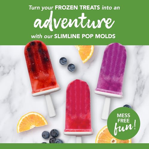image for Tovolo Silicone Wavy Popsicle Molds with Tray (Royal Purple) - Ice Pop