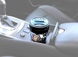 Digital Coin Tumbler - Portable Car Coin Counter Change Organizer fits Car Cup Holders Cars - Automatically Totals the Value of U.S. Coins(Clear)