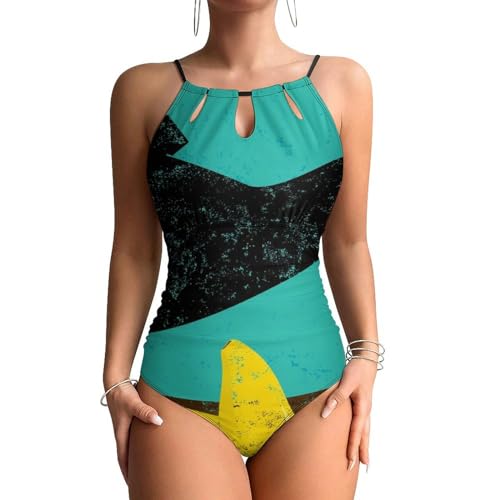 Maillots de bain une pièce femme Peau De Banane de catégorie monokini de plage