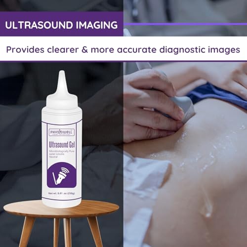 Image of Physiowell Ultrasound Gel Bottle Use for Diagnostic and Physiotherapy Machine (Pack of 2)